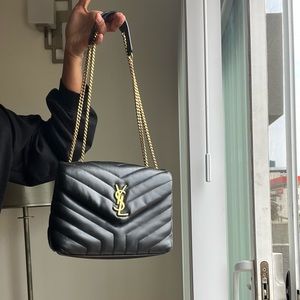 Small lou lou ysl authentic gently work purse with dust bag